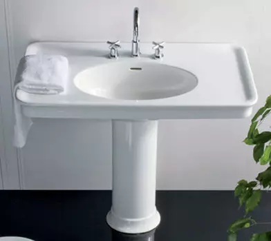 Раковина подвесная Hatria DOLCEVITA Y0F001 белая, без пьедестала