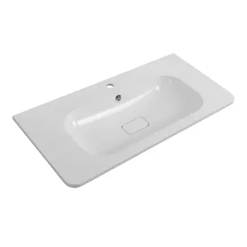 Раковина из искусственного мрамора Cezares Relax 100 см CZR-1000/480-LV-MR-NV белая матовая