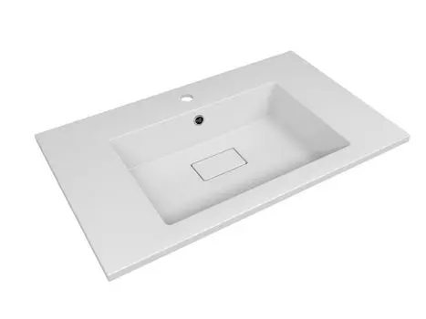 Раковина из литьевого мрамора Uperwood May 80 см 35480000004 белая