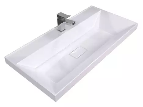 Раковина из литьевого мрамора Uperwood UPD Classic New 90 см 291021026 белая