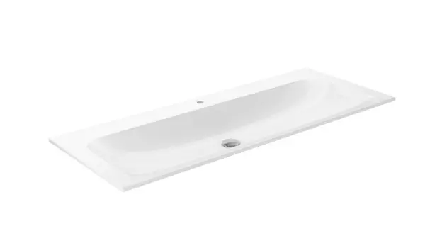 Раковина керамическая Keuco Plan 121 см 32980311201 белая