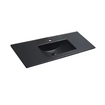 Раковина керамическая Vincea 101 см VBS-13100MB черная матовая