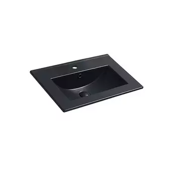 Раковина керамическая Vincea 61 см VBS-13960MB черная матовая