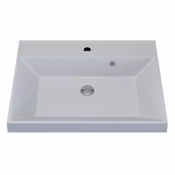 Раковина кварцевая Uperwood UPD Classic Quartz 60 см 291030000 белая матовая, жасмин