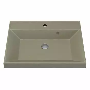 Раковина кварцевая Uperwood UPD Classic Quartz 60 см 291030013 бежевая матовая, десерт