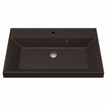 Раковина кварцевая Uperwood UPD Classic Quartz 70 см 291030021 коричневая матовая, трюфель