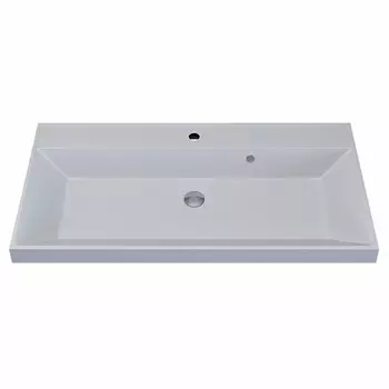 Раковина кварцевая Uperwood UPD Classic Quartz 90 см 291030009 белая матовая, жасмин