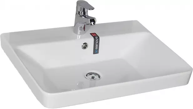 Раковина мебельная Aquanet Sanovit Luxury 60 см 11060-KL белая