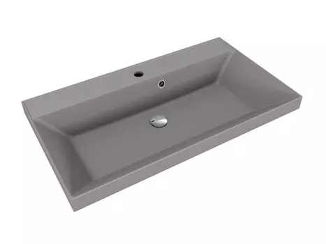 Раковина мебельная Style Line Манхэттен 80 см СС-00002476 серый шелк