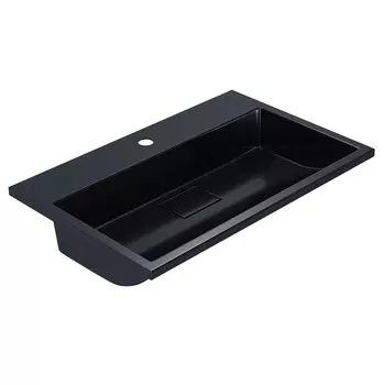 Раковина мебельная Uperwood Barsa 70 см 3939193462 черная глянцевая