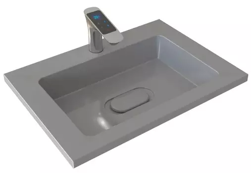 Раковина мебельная Uperwood Modul 65 см 29110201339 серая глянцевая