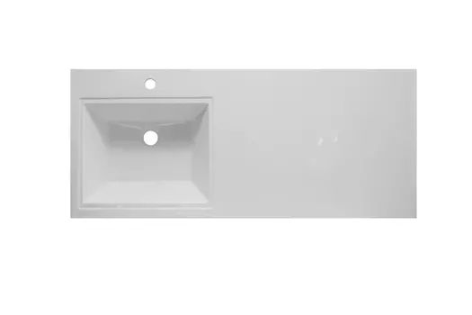 Раковина на стиральную машину Эстет Даллас 110 ФР-00014872 левая, silk белая