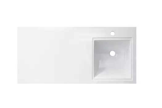 Раковина на стиральную машину Эстет Даллас 100 ФР-00014933 правая, silk белая