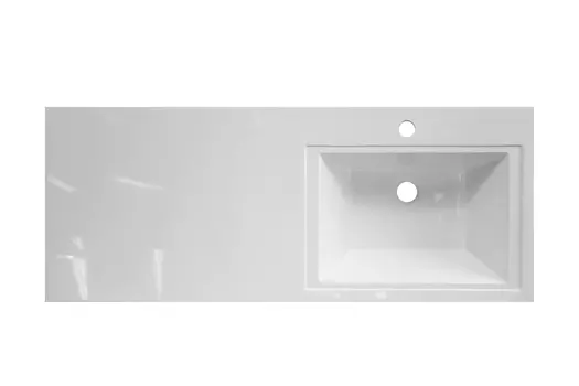 Раковина на стиральную машину Эстет Даллас 120 ФР-00014935 правая, silk белая