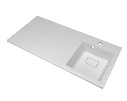 Раковина над стиральной машиной Florentina Аванти 100 см 10.310.0R100.201 правая, жасмин