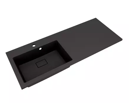 Раковина над стиральной машиной Florentina Аванти 120 см 10.310.0L120.302 левая, антрацит