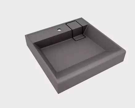 Раковина над стиральной машиной Florentina Лагуна 60 см 10.300.00600.307 серый шёлк