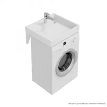 Раковина над стиральной машиной СанТа Юпитер 60х55 900130 с кронштейнами, белая