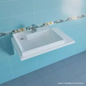 Раковина над стиральной машиной СанТа Юпитер 80х50 900120 левая без кронштейнов, белая