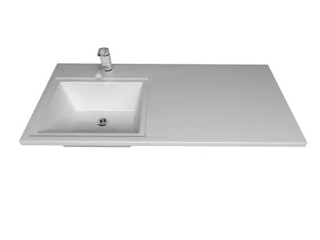 Раковина над стиральной машиной Stella Polar Мадлен 105 см SP-00001367 белая, левая