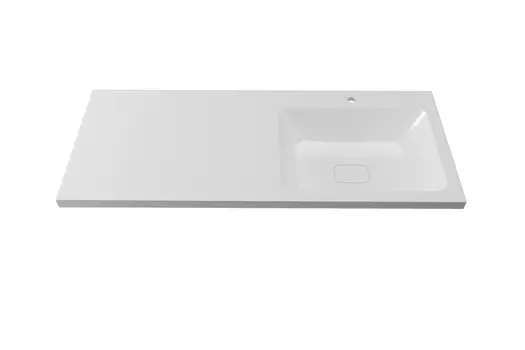 Раковина над стиральной машиной Stella Polar Kamilla 120 см 4627173210010 правая, белая