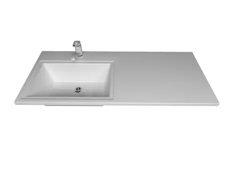 Раковина над стиральной машиной Stella Polar Мадлен 110 см SP-00000837 белая, левая