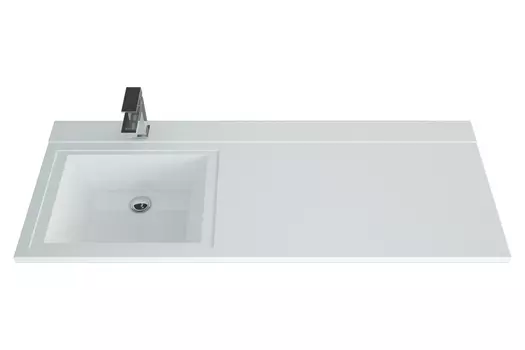 Раковина над стиральной машиной Uperwood UPD Cosmos 120 см 291020411 левая белая