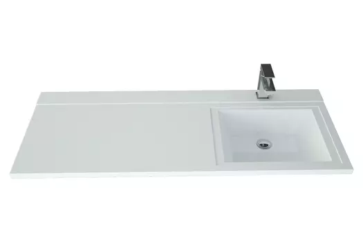 Раковина над стиральной машиной Uperwood UPD Cosmos 120 см 291020412 правая белая