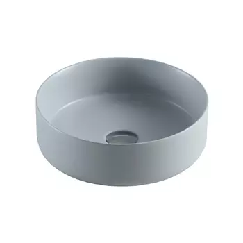 Раковина накладная 34.6 см Azario AZ-3134-MFG SP серый матовый