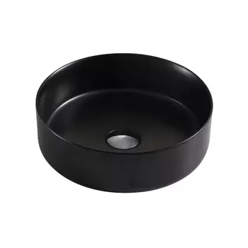Раковина накладная 34.6 см Azario AZ-3134-MB SP черный матовый