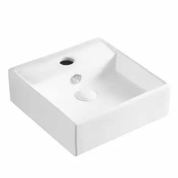 Раковина накладная 38 см Azario AZ4148 белая