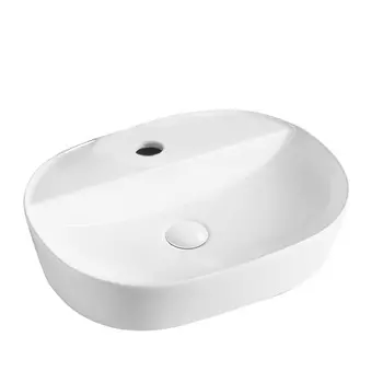 Раковина накладная 50 см Azario AZ-2202 SP белая