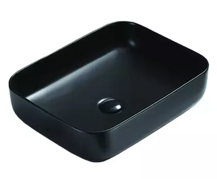 Раковина накладная 50 см Azario AZ-78109MB черный матовый