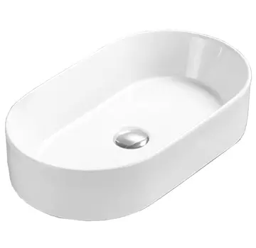 Раковина накладная 52.5 см Azario Adelina AZ-78330D белая