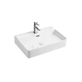 Раковина накладная 60 см Azario AZ2173 белый