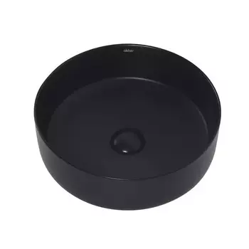 Раковина накладная Abber Bequem 36 см AC2108MB черная матовая