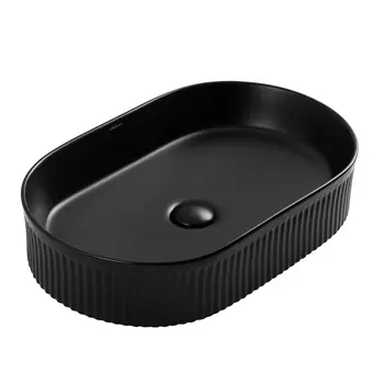 Раковина накладная Abber Bequem 48 см AC2116MB черная матовая