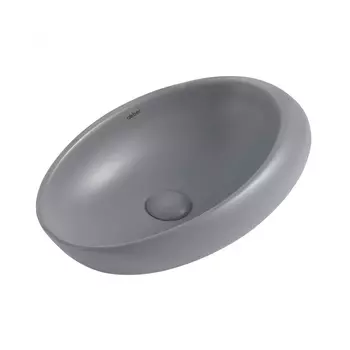 Раковина накладная Abber Bequem 49 см AC2107MG серая матовая