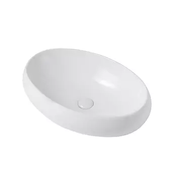 Раковина накладная Abber Bequem 60 см AC2102 белая