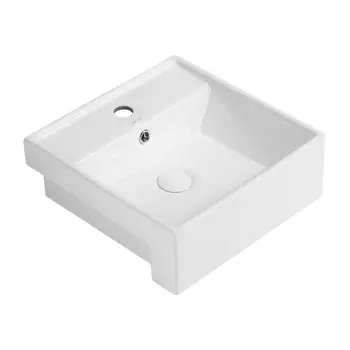 Раковина накладная Abber Rechteck 42 см AC2208 белая