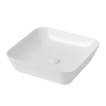 Раковина накладная Abber Rechteck 43 см AC2205 белая