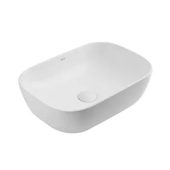 Раковина накладная Abber Rechteck 46 см AC2200MW белая матовая