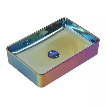 Раковина накладная Abber Rechteck 51 см AC2207Regen хамелеон