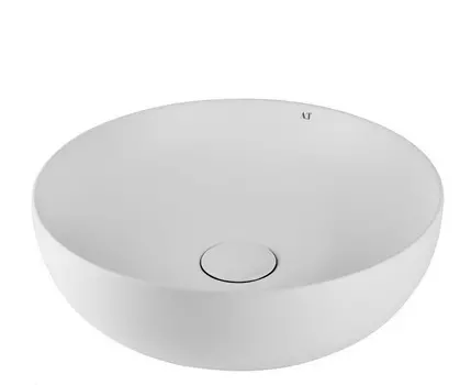 Раковина накладная AeT ELITE ROUND белый матовый