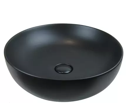 Раковина накладная AeT ELITE ROUND черный матовый