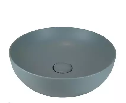 Раковина накладная AeT ELITE ROUND серый матовый