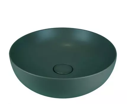 Раковина накладная AeT ELITE ROUND зеленый мох матовый