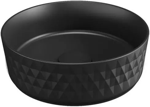 Раковина накладная Allen Brau Fantasy 36 см 4.11033.31 матовая, черная