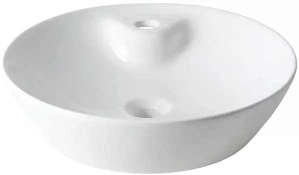 Раковина накладная Allen Brau Fantasy 45 см 4.11018.20 белая глянцевая, без перелива