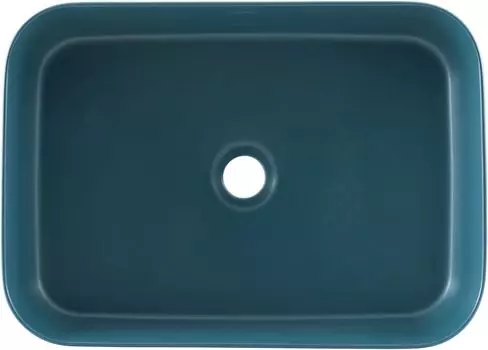 Раковина накладная Allen Brau Fantasy 50 см 4.11021.PT зеленая матовая, без перелива